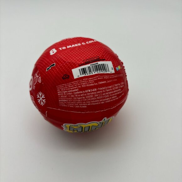 MGA's Miniverse Make It Mini Target Christmas Holiday Food Favorites Blind Ball - Picture 3 of 3
